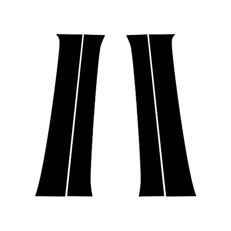 4 шт. автомобильная оконная дверь, колонна, BC, накладка на стойку стойки, отделка для Toyota Tacoma 2005-2015, аксессуары для декора автомобильной оконной двери