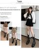 High-Waisted Corduroy Wool Pleated A-Line Skirt Pants for Women - Versatile Winter 2025 Fashion