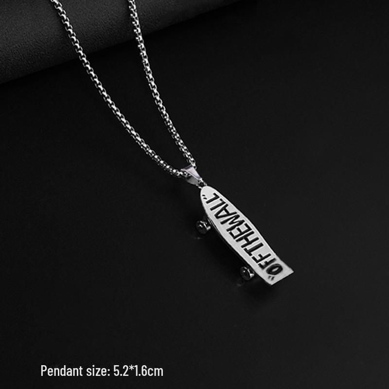 Модное унисекс-ожерелье из титановой стали с подвеской-свистком в стиле хип-хоп