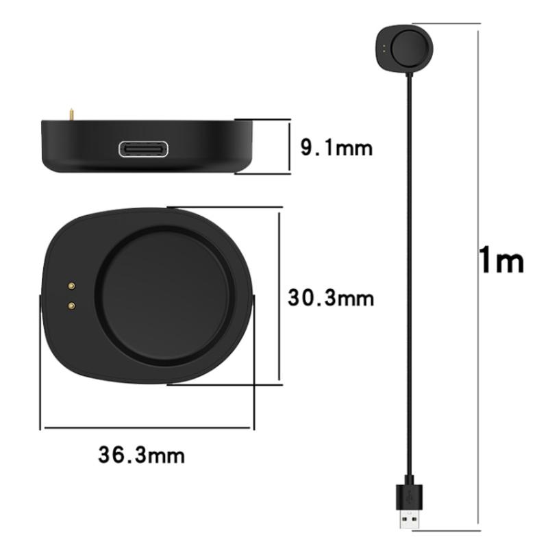 1 шт. DIY аксессуары для Amazfit T-Rex 3/Balance 2/1 USB-зарядное устройство для умных часов Запасной зарядный кабель