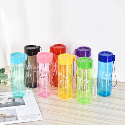 Веревка-слинг Красочный стакан для воды MY BOTTLE С крышкой для стакана Прозрачный Портативный Универсальный Стакан для сока Подарочные стаканы