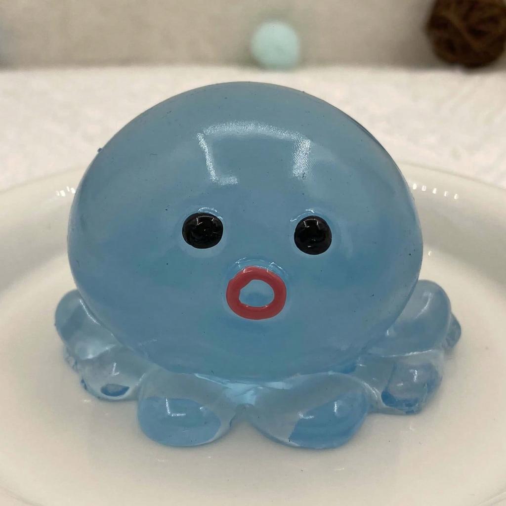 3PCS Octopus Squishy Stress Relief Kit  Super Slow Rebound ,Cute Creative Designs ,Random Assortment , Ideal for Party Favors  Gifts