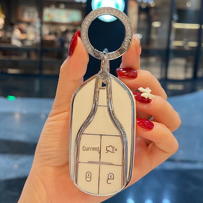 Women's Maserati Key Case for Levante and Ghibli Models - High-End Design
