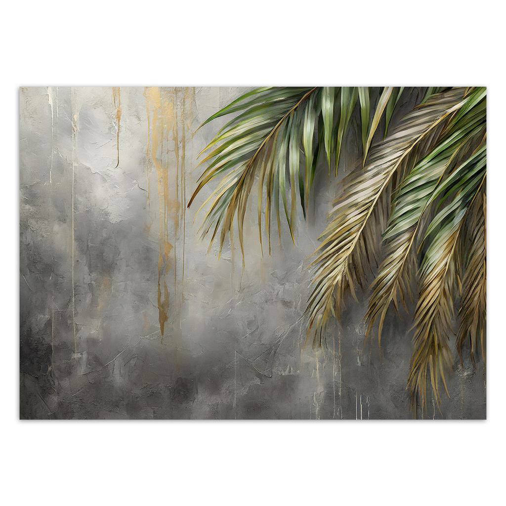 Wallpaper Palms on concrete background