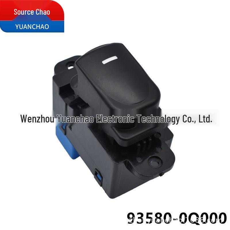 Совместимый переключатель стеклоподъемника Hyundai Elantra 93580-0Q000, кнопка электрического стеклоподъемника для моделей 2008-2016 годов.