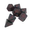 7Pcs Digital Number Multi-faceted For Kid/Adult Toys/Games Zinc Alloy Dice