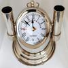 Nautical Brass Table Clock Desk Clock Handmade Metal Brass Beautiful Clock 15.24  Cm