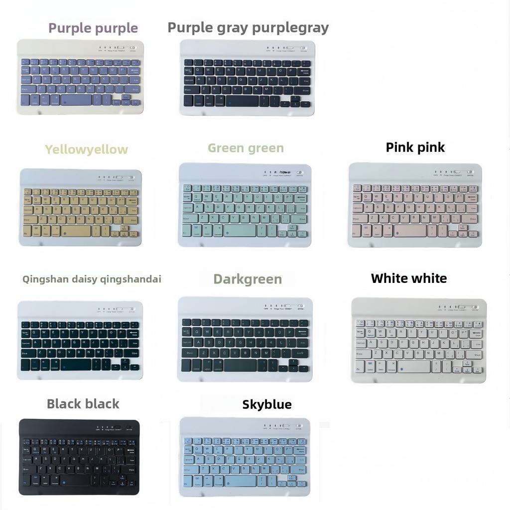 Bluetooth Wireless Keyboard Mouse Set Compatible with iPad Phone Tablet Learning Machine Universal Magic Rechargeable Version
