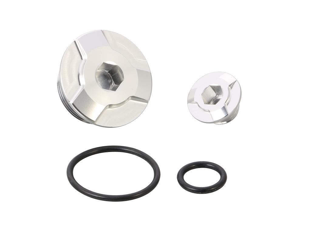 KITACO Timing Hole Cap Set Super Cub CT125 Hunter Cub Monkey 125 Grom CB125R Rebel 250 (Silver) 50/110 Etc. 753-1001060