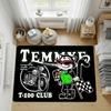 Cream Soda Temmyes ROCK ROLL MUSIC Fashion Rug,living Room Carpet,computer Chair Floor Mat,Entrance Mat, Entryway Rug