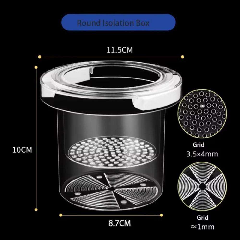Прозрачный аквариумный изоляционный ящик для креветок, гуппи, плавающих рыб, изоляционный ящик для разведения рыб