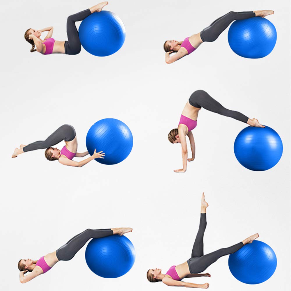 Балансирующий мяч для йоги 55-75 см, мяч для фитнеса, йоги, противоскользящий и противовзрывной, очень толстый мяч для беременных с воздушным насосом
