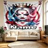 Custom Name Personalized Superhero Print Tapestry, Wall Art Decor, Bedroom, Dorm, Apartment, LivingRoom, Party Backdrop, Gift for Birthday