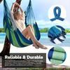 1 Set Hammock Chair with Storage Bag Ropes Hold Up To 200Kg Waterproof Canvas Hanging Chair Indoor Outdoor Ceiling Tree Hanging Swing Chair