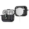 Для AirPods Pro 2 Чехол Броня Гальванизированный ТПУ + ПК Чехол для наушников с Застежкой-замком и Карабином