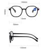Transparent Reading Glasses Female Middle-aged and Elderly Ultra-light HD Presbyopia Glasses Anti Blue Light Glasses