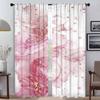 Оттенки Цветы Современные Шторы для Гостиной 2 Штуки Противомоскитные Шторы для Перегородки Комнаты Оконная Занавеска Тюль для Спальни
