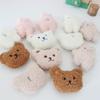 Милая мультяшная плюшевая брошь в виде медведя для девочек, одежда, бейджи, рюкзаки, кулон
