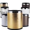 Metal Trash Can Flame Retardant Trash Can Double Layer 10L Liters Open Top Floor Standing Waste Bin Dustin For Kitchen Bathroom
