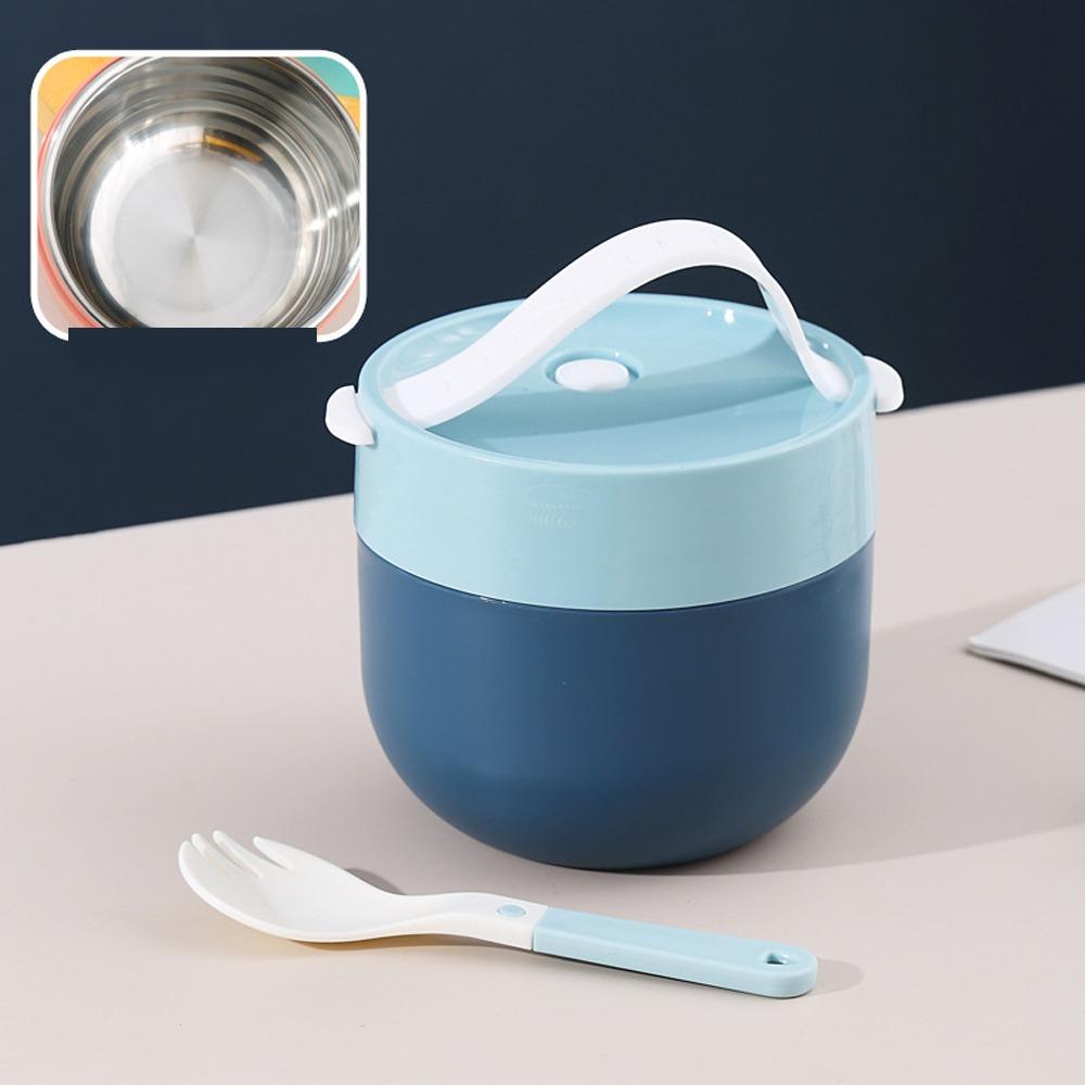 600 мл Изолированная чашка для супа Дофамин Нержавеющая сталь Ланч-бокс Контейнеры Термос Хлопья для завтрака