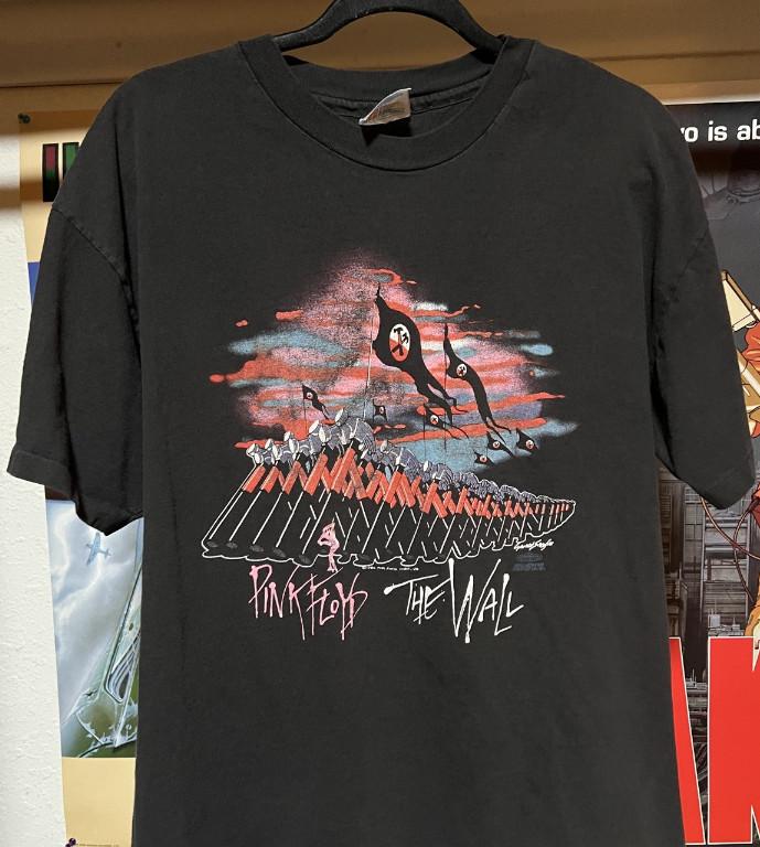 Винтажная футболка Pink Floyd The Wall 1982 Winterland Movie Promo Marchi Unisex