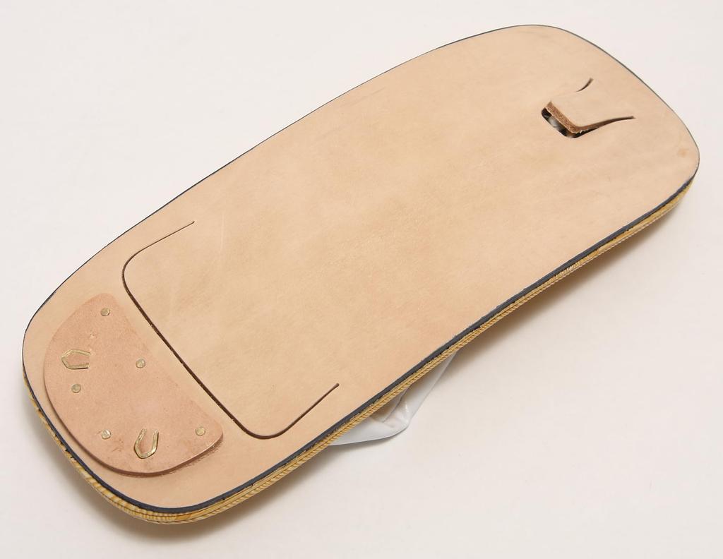 Hasegawa Geta Made In Japan Men's Leather-Soled Sandals, (White Straps/L)