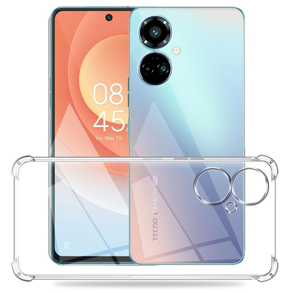 Для Tecno Camon 19 Чехол Прозрачный Противоударный Силиконовый Мягкий Чехол Для Телефона Чехол Для Camon 19 Neo Coque Для Camon 19 Pro Прозрачный Фундамент