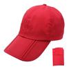 Spring and summer new outdoor sun protection sun hat folding sports travel cap fishing hat UV protection men's hat
