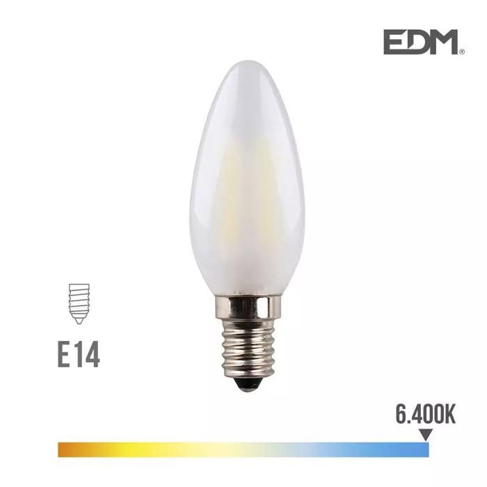 Ampoule LED E14 4,5W Bougie Éq