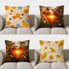 Домашний Декор Узор Осенние Листья Декоративная Подушка-Плед Узор Наволочка Подходит Для Дивана Спальни Автомобиля Чехол на Подушку
