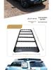 Equation Leopard Titanium 3 Black Panther Car Roof Rack with Side Ladder and Armor.