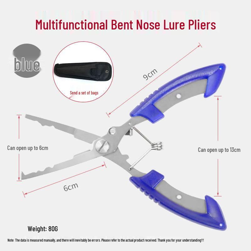 Плоскогубцы из вольфрамовой стали с длинным носом для рыбалки: Лескарез, Открыватель заводных колец и Экстрактор крючков
