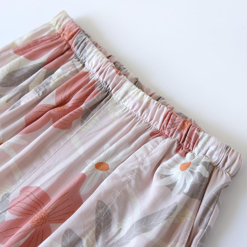 Женские пижамные брюки из вискозы с широкими штанинами - Прохладные, готовые к пляжу и универсальные.