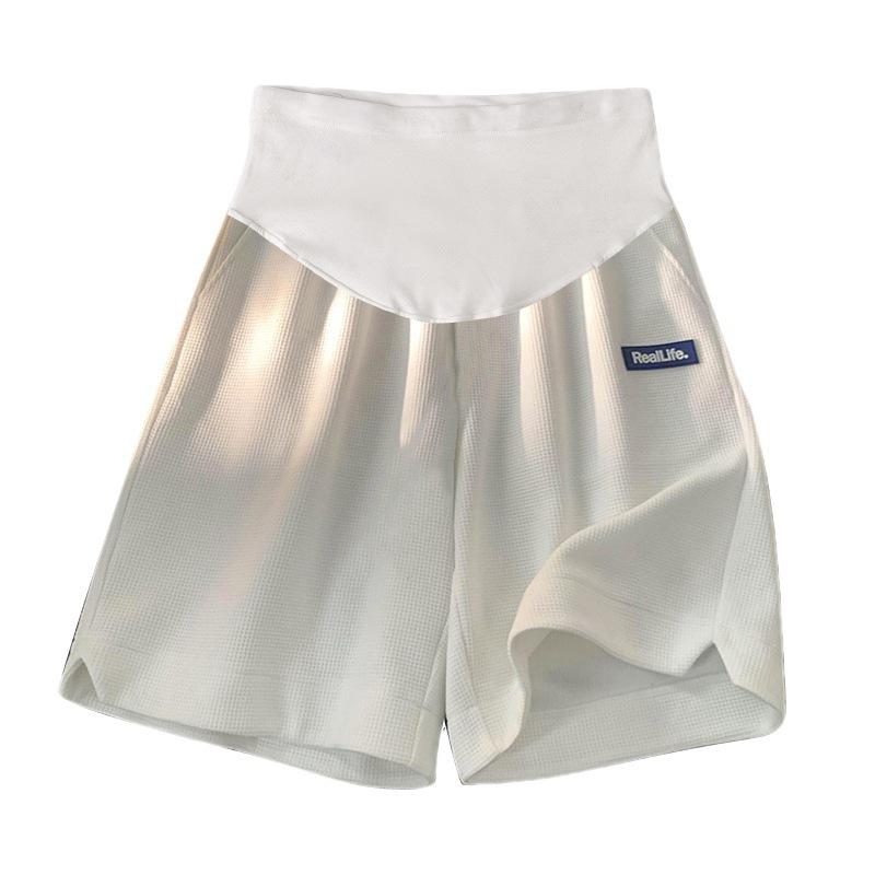 Летние шорты для беременных: Повседневные, Дышащие, Свободного кроя, С поддержкой живота спортивные брюки