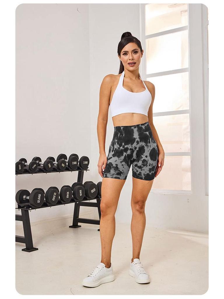 2023 DARCSPORT Женские бесшовные трикотажные фитнес-шорты с головой волка