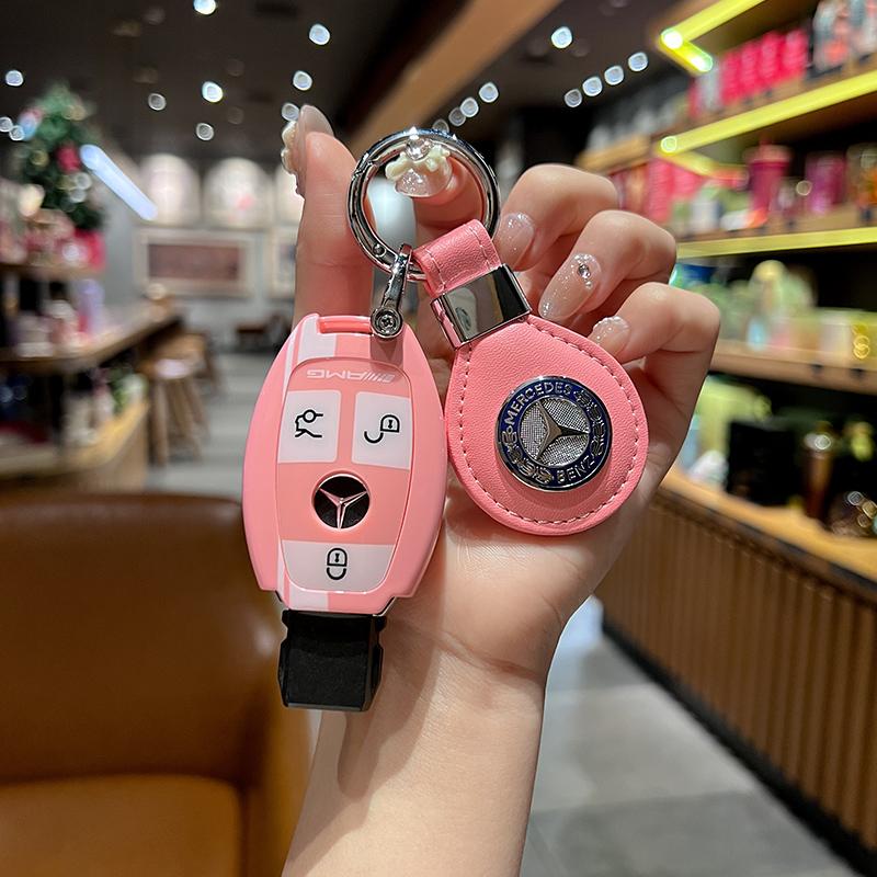 ABS Стиль Покраски Автомобильный Чехол-Крышка для Пульта Ключа для Mercedes Benz A B C S Класса AMG GLA CLA GLC W176 W221 W204 W205