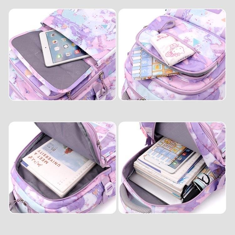 Школьная сумка-тележка Школьные сумки на колесиках Студенческий рюкзак 6 колес (34*20*47СМ)ZRY5193