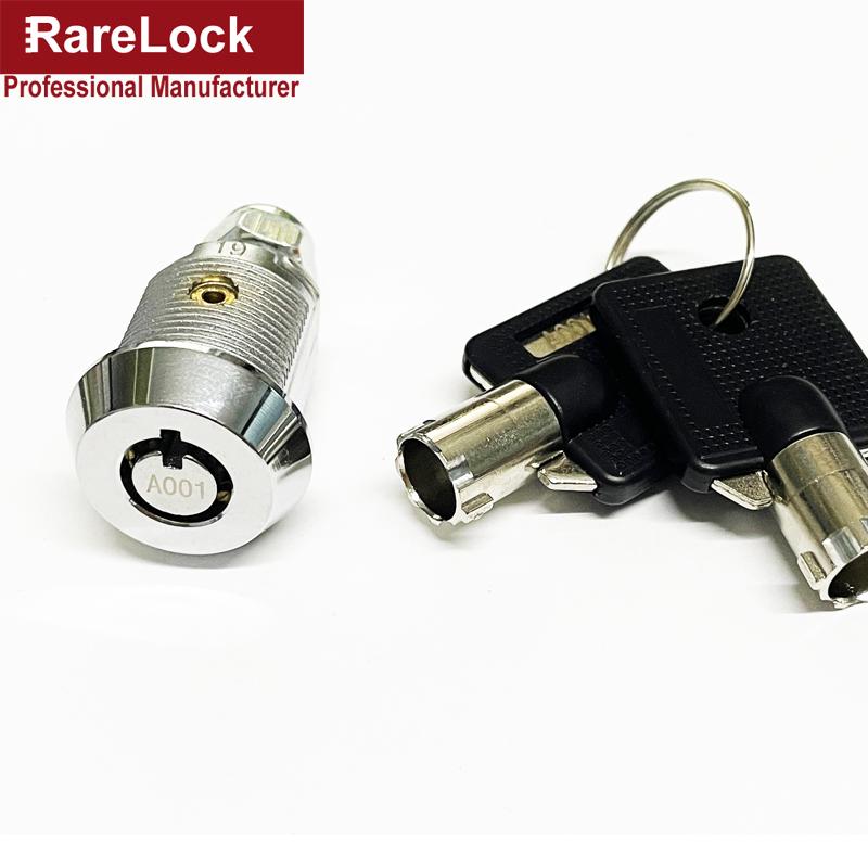 Special SALE Tubular Cabinet Cam Lock 19mm for Drawer Mailbox Tool Box Game Machine DIY Furniture Hardware Rarelock MA015 G