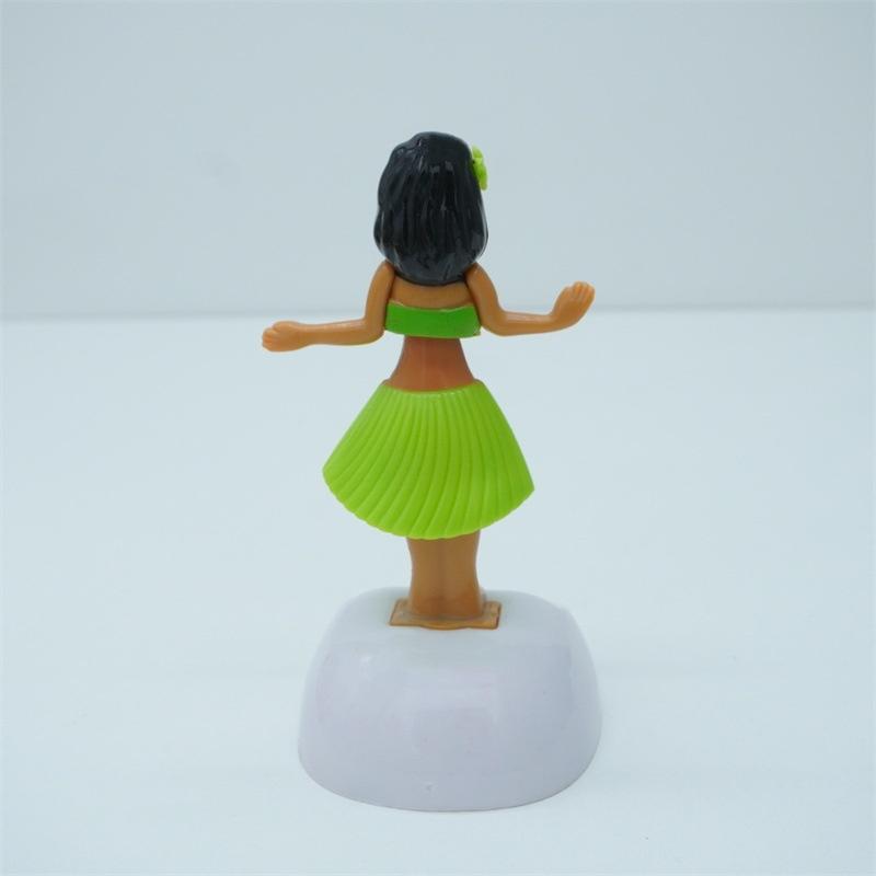 Солнечная энергия Танцующая Хула Девушка Украшения для приборной панели Качающиеся игрушки-болванчики