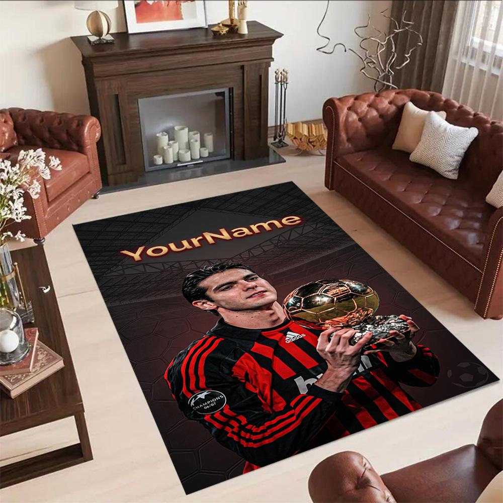 Ac Milan Customized Name Area Rug Suitable for Hallway Decorate room Playrooms Dormitory Antislip Carpet Office home decor
