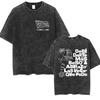 Debi Tirar Mas Fotos Album  Print T Shirt Bad Bunny Vintage Washed Oversized Tshirts Men Women Casual Clothing Tshirt Tops