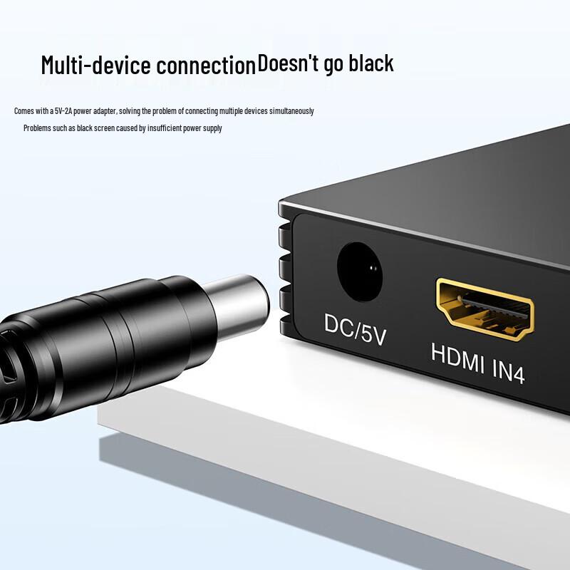 BIAZE 4-портовый KVM-переключатель 4K HDMI