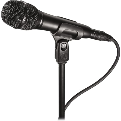 Audio-Technica AT2010 Handheld Condenser Microphone for Video Streaming, Home Recording, Podcasts, Live Commentary, and DTM (Black)