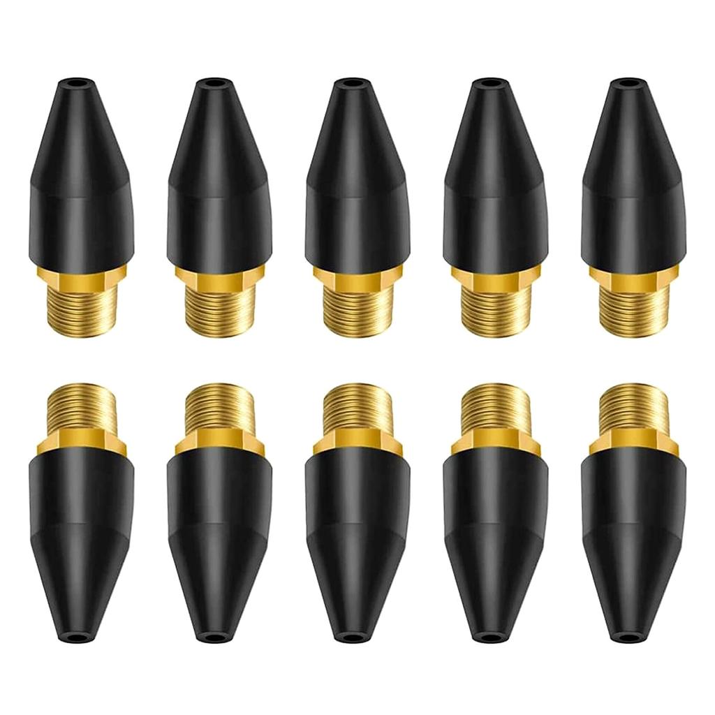 20 Pcs Black Rubber Air Tool Tip Air Nozzle Replacement Blow Handguns Rubber Tip Air Compressor Blower Nozzle Air Tool P