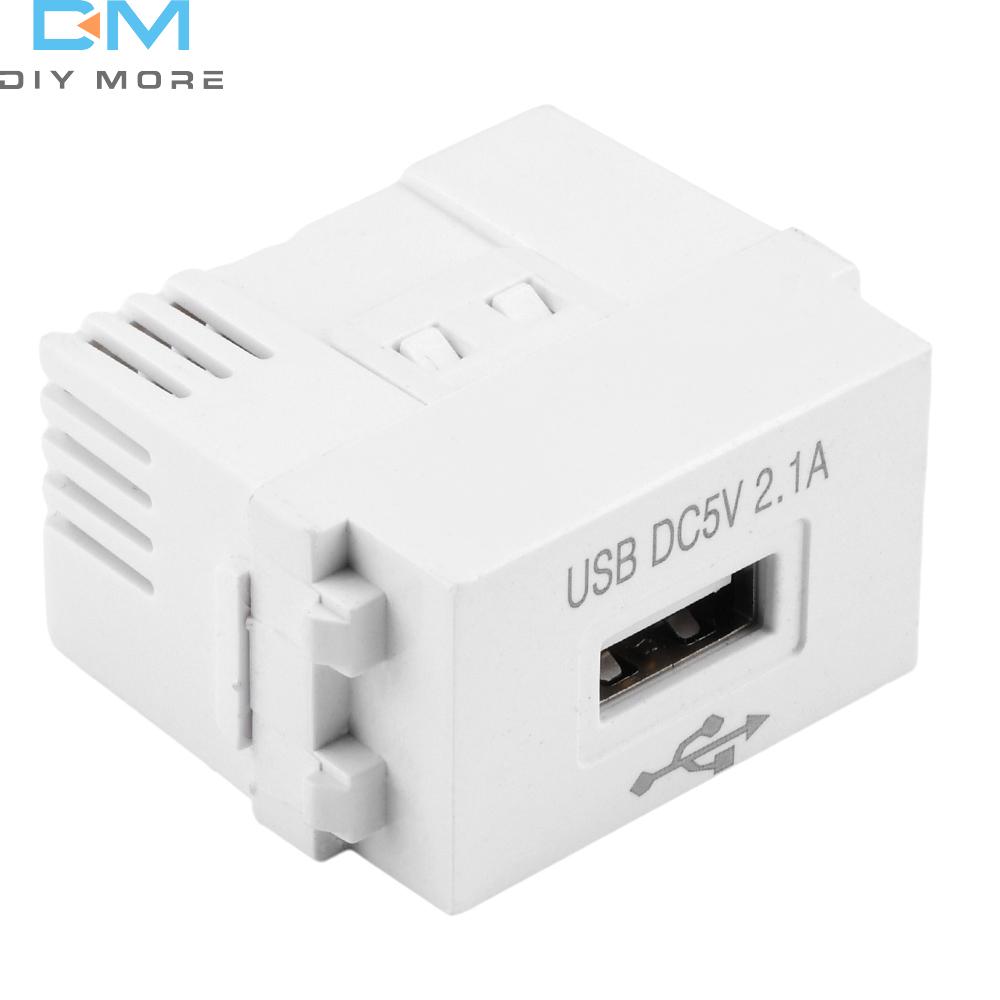 Модуль питания USB Тип 128 Розетка 220В 5В 2.1А 1А Модуль зарядки мобильного телефона Адаптер-переключатель Трансформатор Зарядная розетка питания