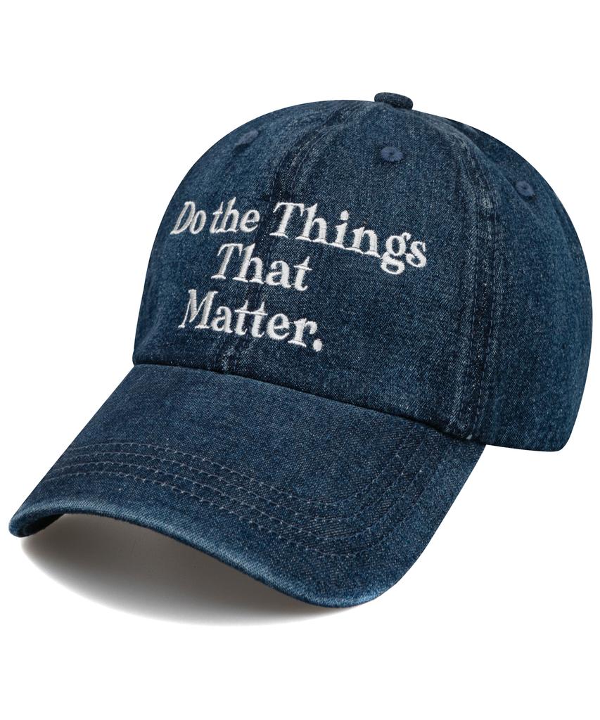 Кепка-бейсболка Wig That Matter из денима