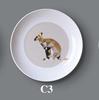 Creative Wall Ceramic Hanging Plate Wall Decorative Dish Home Decor Crafts Hanging Background Wall Combination Ornaments
