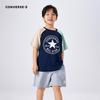 Converse Детская охлаждающая футболка с коротким рукавом реглан