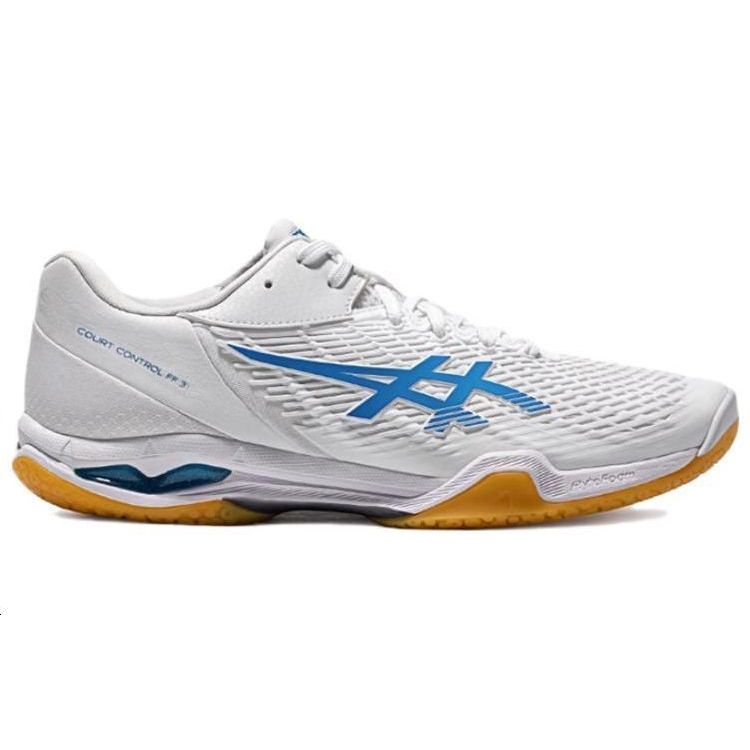 Asics Court Control FF 3 White Directoire Синие мужские кроссовки Real-White 1071A098-100