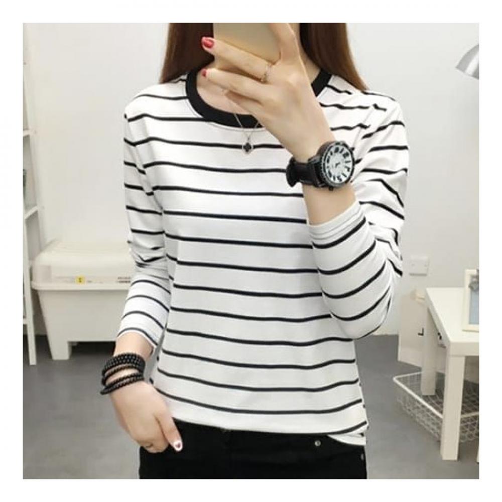 Navava Round Neck Long Sleeve Tee Nt1365